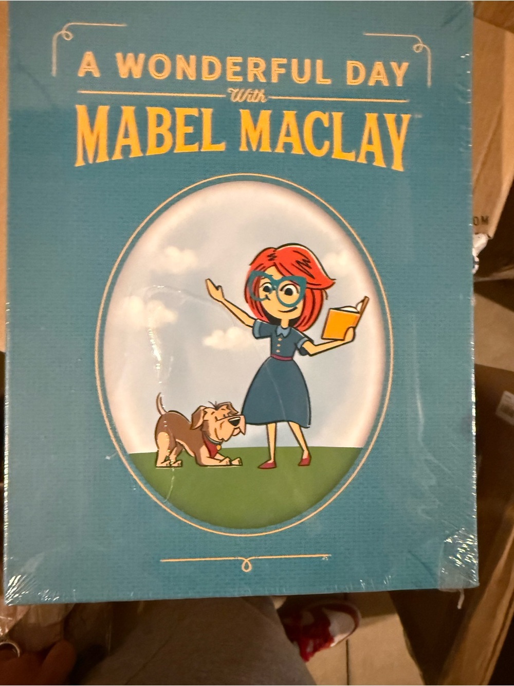 A Wonderful Day with Mabel Maclay Illustrated Book - Teal Cover